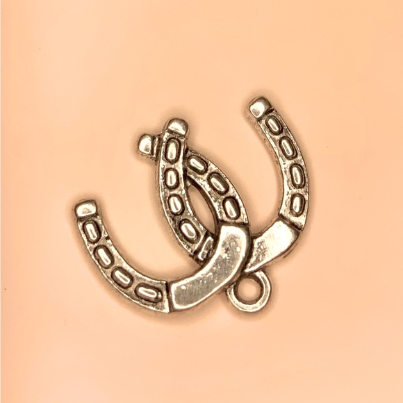 Set of 3 Silver-tone Western-themed Charms - Picture 3 of 4